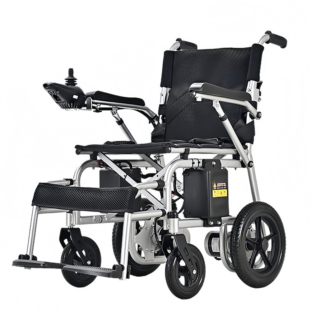 Electric Wheelchair for Adults - 15 Miles Long Travel Range, Lightweight Folding, Motorized Power Chair for Indoor/Outdoor Mobility