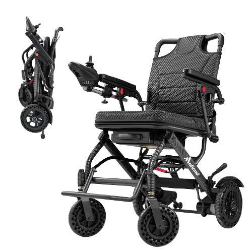 34lb Foldable Electric Wheelchair – Dual Motor, Airline Approved