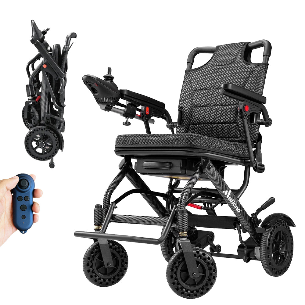 34lb Foldable Electric Wheelchair – Dual Motor, Airline Approved