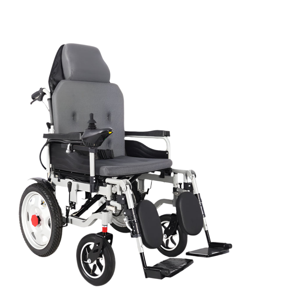 300lbs Electric Wheelchair for Adults, Motorized Full-lying Wheelchair with 20.47" Wide Cushion, 15 Miles Long Travel Range