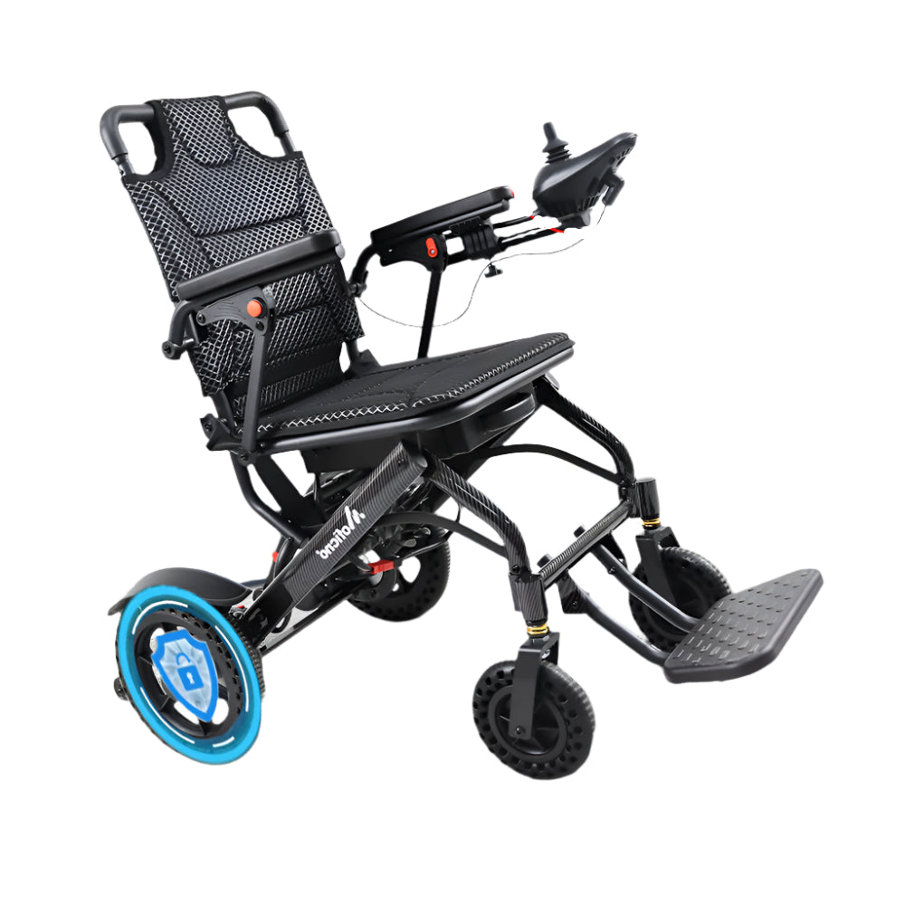 34lb Foldable Electric Wheelchair – Dual Motor, Airline Approved