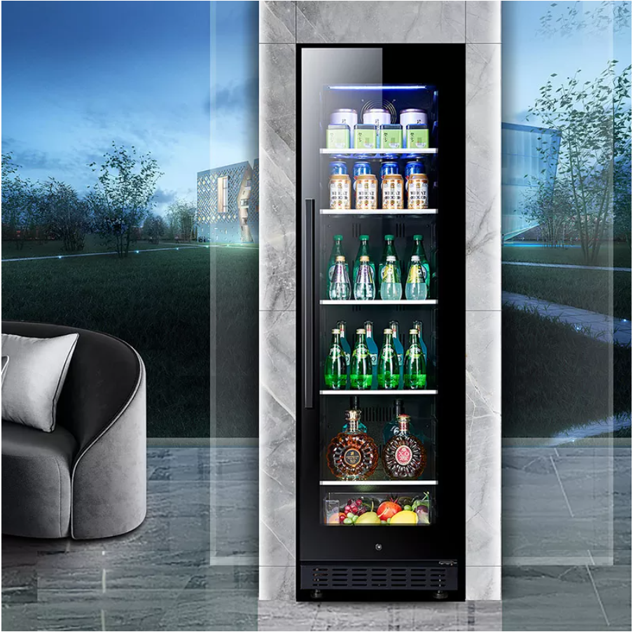 150L Wine Fridge Wine Cooler Refrigerator, 32-72℉ Wine Refrigerator Glass Door, Built-in or Freestanding Fridge for Home/Bar/Kitchen
