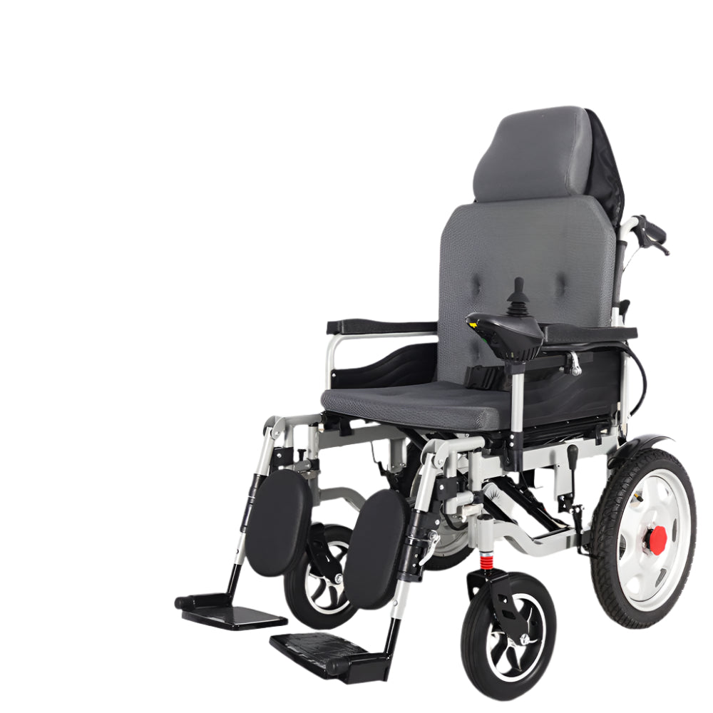300lbs Electric Wheelchair for Adults, Motorized Full-lying Wheelchair with 20.47" Wide Cushion, 15 Miles Long Travel Range
