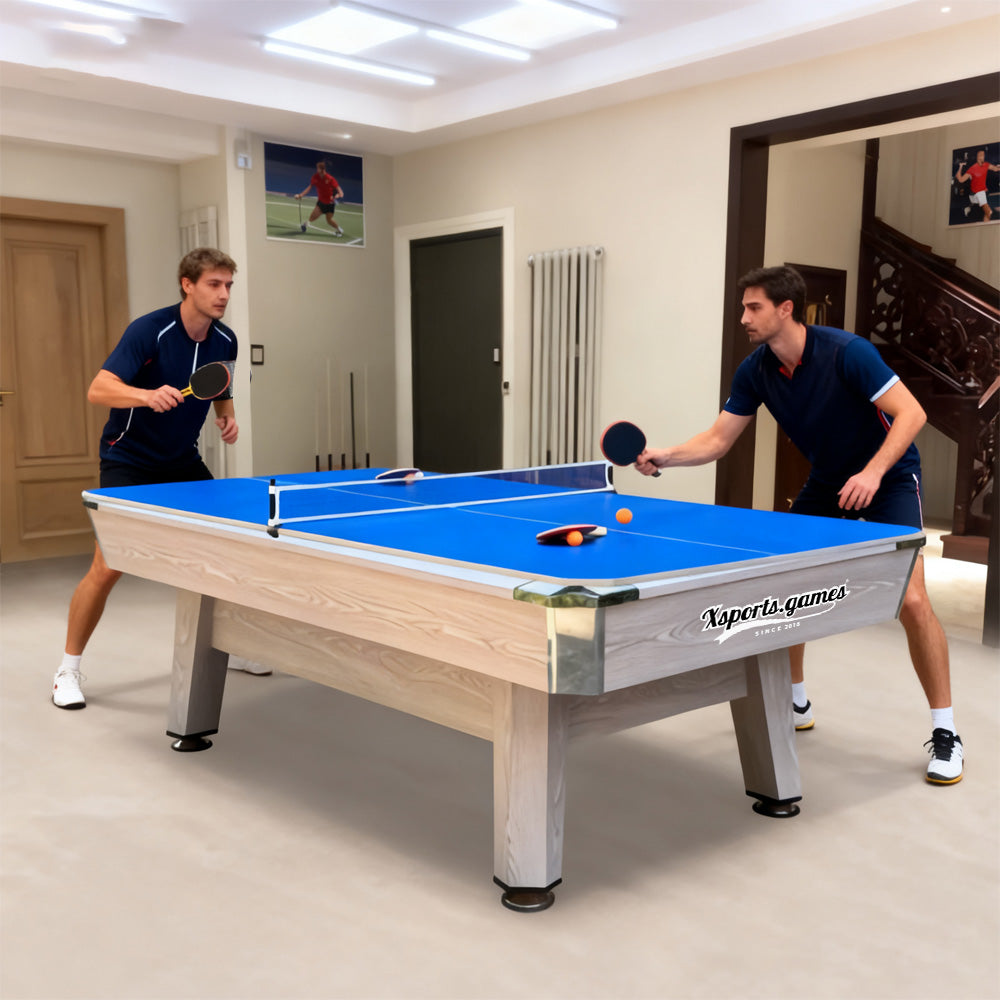 Adult Billiard Table 8 FT Pool Tables Indoor Household Multifunctional Three-in-One Table Tennis Conference Table