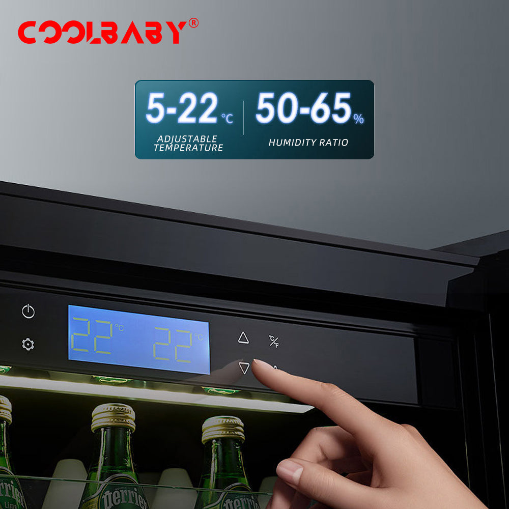 Wholesale LZM-JG08/LZM-JG10(Double Temperature)Double Spell Wine Cabinet Ice Bar,Wine Cigar Tea Leaf Drinks Fruit Refrigerated Preservation