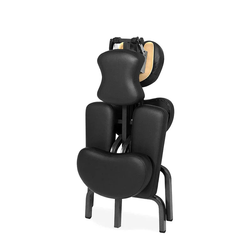 Professional Portable Manual Massage Tattoo Folding Chair – Black
