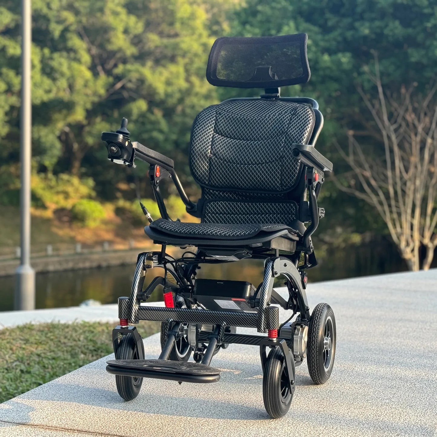 Ergonomic Electric Wheelchair Foldable Lightweight Elderly Scooter Portable Travel Wheelchair Airline Approved