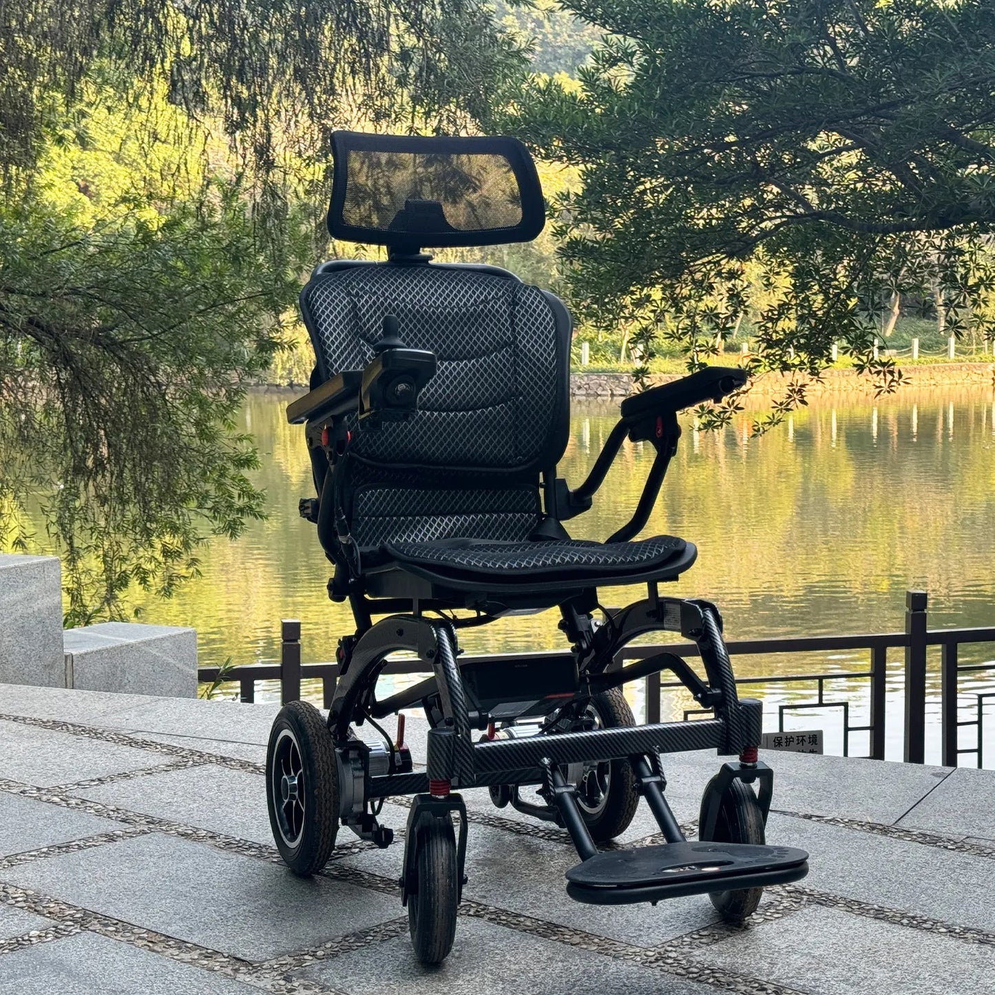 Ergonomic Electric Wheelchair Foldable Lightweight Elderly Scooter Portable Travel Wheelchair Airline Approved