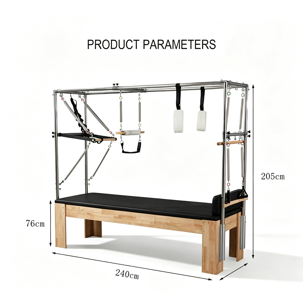 Wholesale SSZ-GJC01 Pilates Reformer Solid Wood Loft Bed