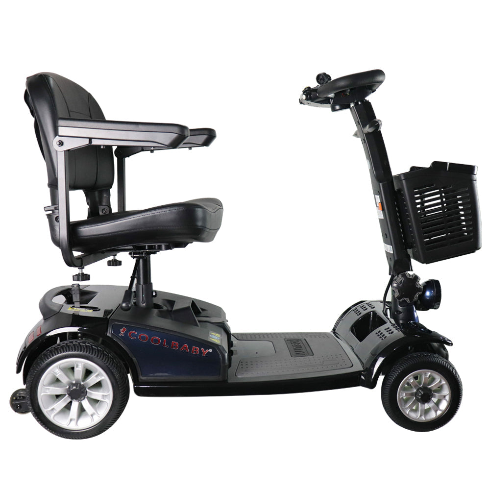 COOLBABY S-01 Portable Electric Scooter for Seniors with Openable Handrail - coolbabymalls