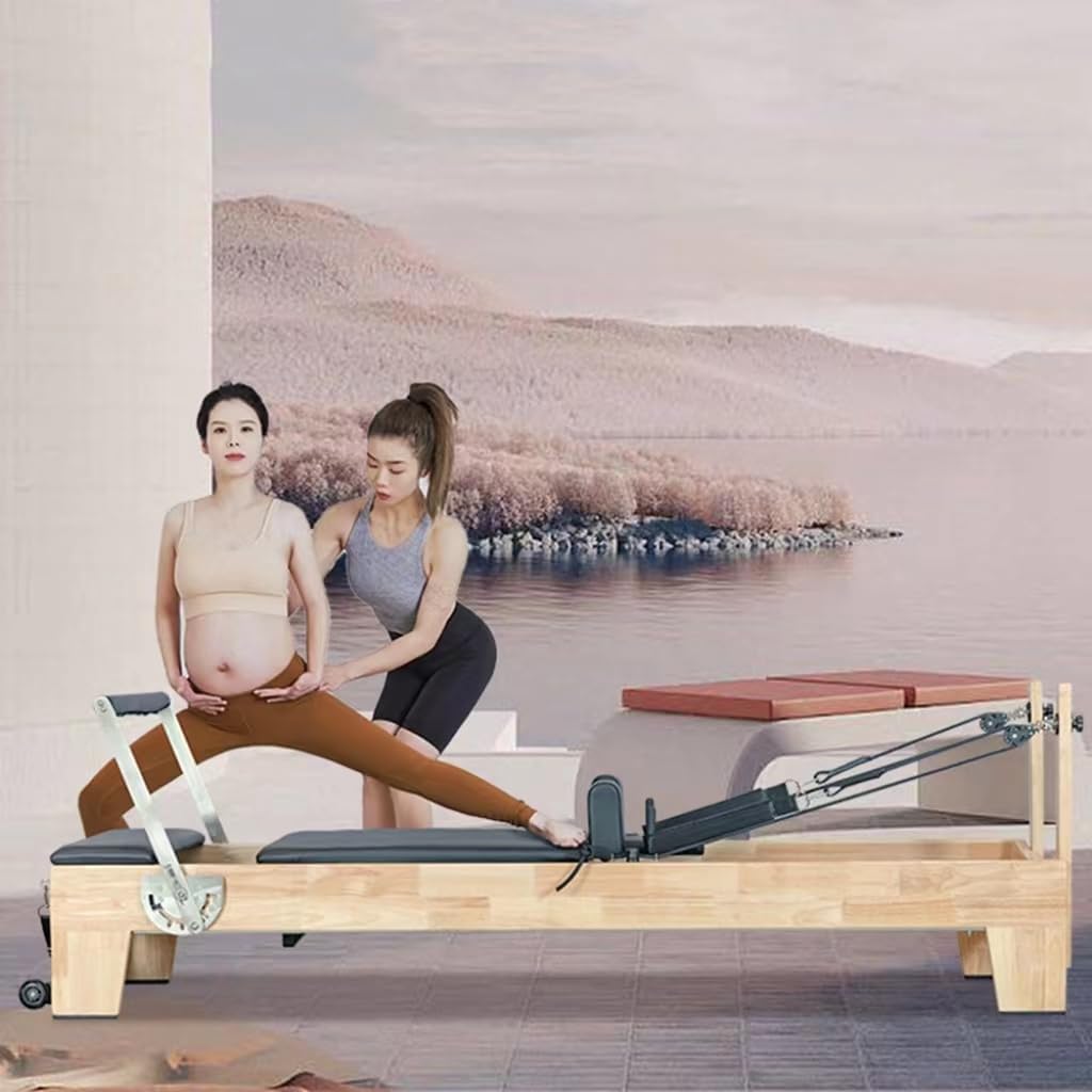 Wholesale SSZ-PLT Pilates Reformer Solid Wood Core Bed Multifunctional Yoga Bed