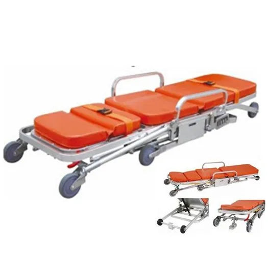 Automatic Loading Chair Stretcher with High-Strength Aluminum Alloy & Foam Cushion