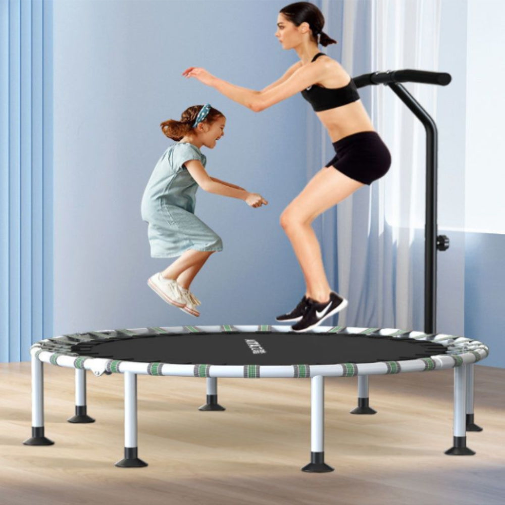 Wholesale Adult Trampoline Mini Fitness Home Exercise Indoor Trampoline Adult Gym Motion Foldable Trampoline Exercise Jump Bed
