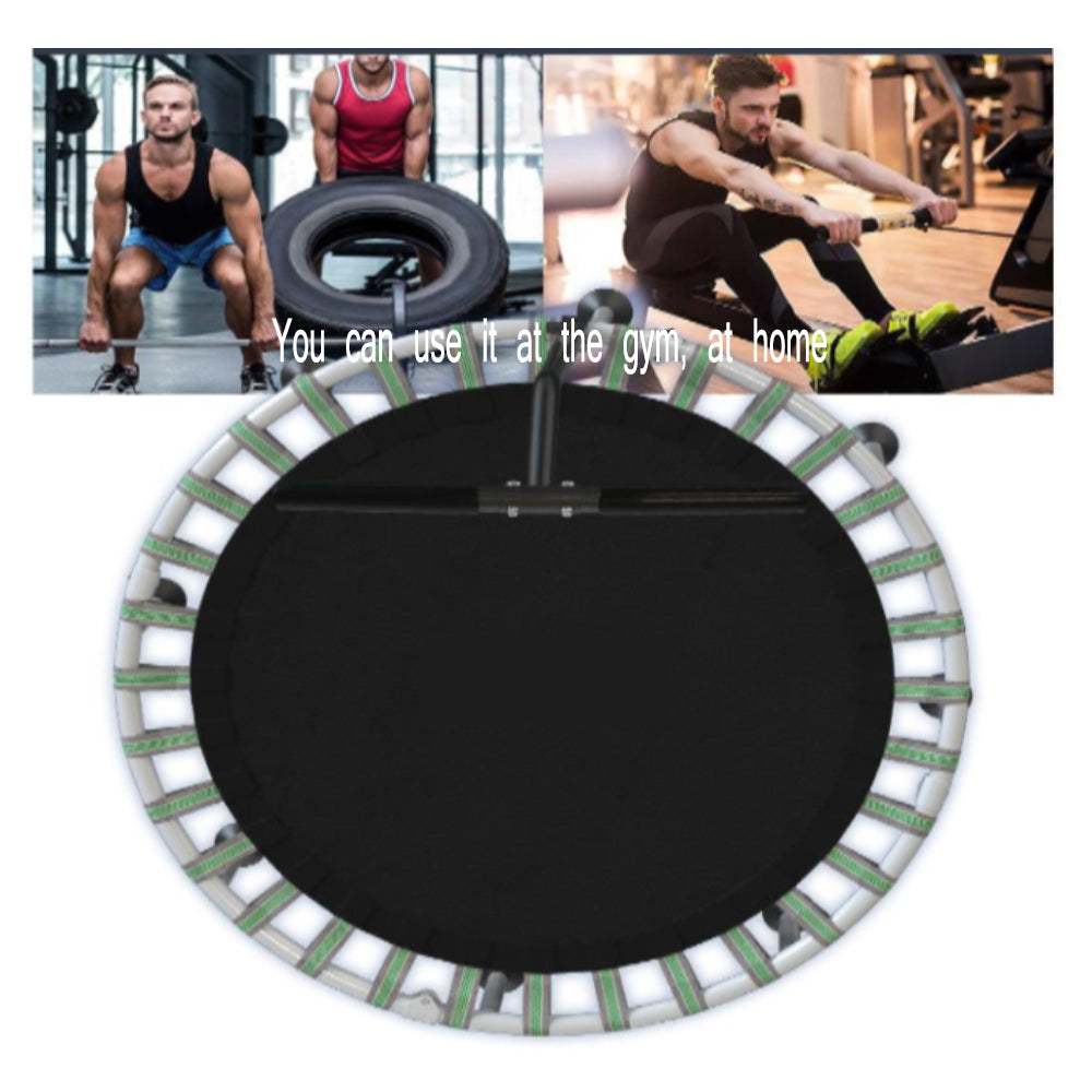 Wholesale Adult Trampoline Mini Fitness Home Exercise Indoor Trampoline Adult Gym Motion Foldable Trampoline Exercise Jump Bed