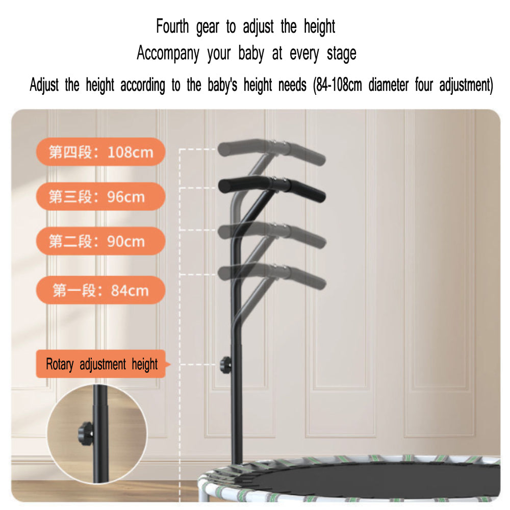 Wholesale Adult Trampoline Mini Fitness Home Exercise Indoor Trampoline Adult Gym Motion Foldable Trampoline Exercise Jump Bed