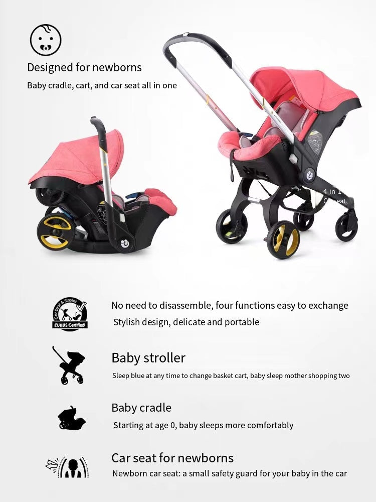 COOLBABY ETAQY01 Versatile 4-in-1 Baby Stroller - COOL BABY