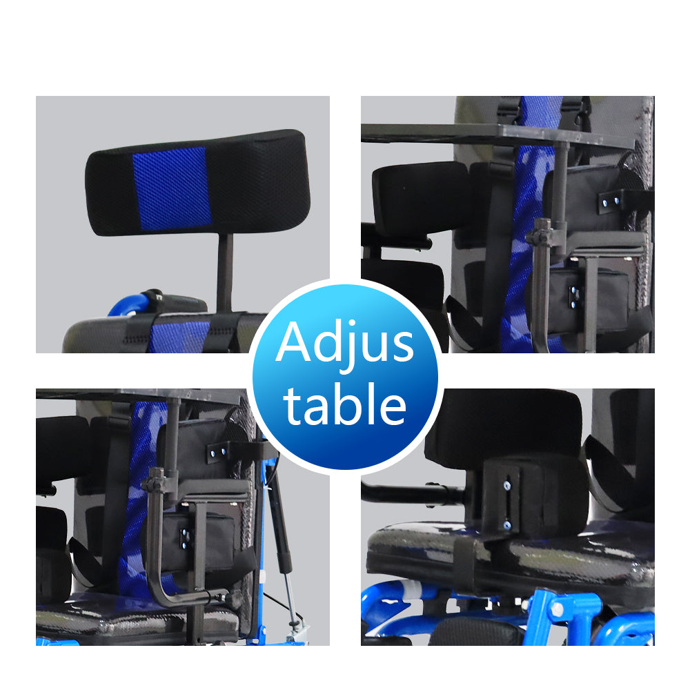Cerebral Palsy Wheelchair for Children - Foldable Cerebral Palsy Wheelchair Pediatric Wheelchair