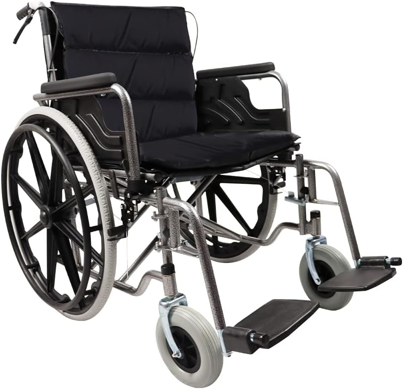 Wholesale Obesity Wheelchair Enlarged/Widened/Thickened Steel Pipe Manual Wheelchair