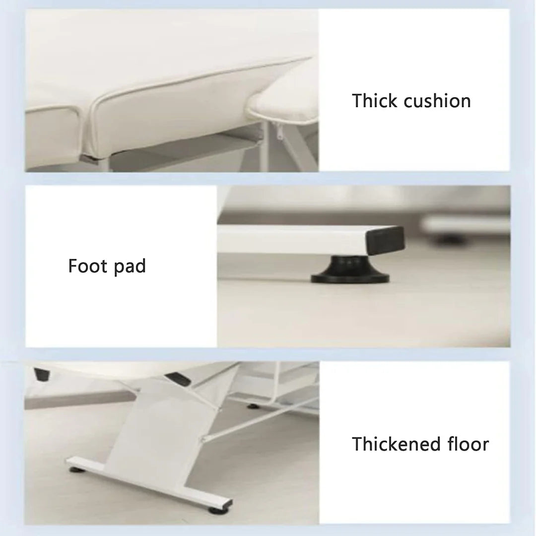 Beauty Salon Special Beauty Bed, Embroidered Folding Portable Massage Bed