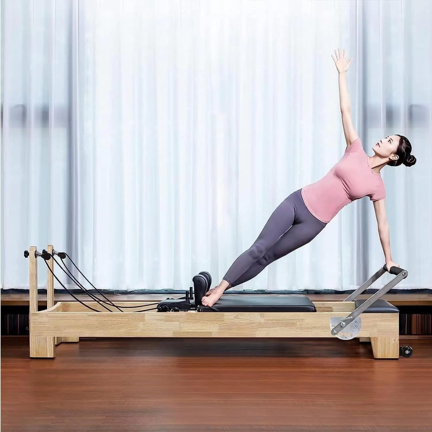 Wholesale SSZ-PLT Pilates Reformer Solid Wood Core Bed Multifunctional Yoga Bed