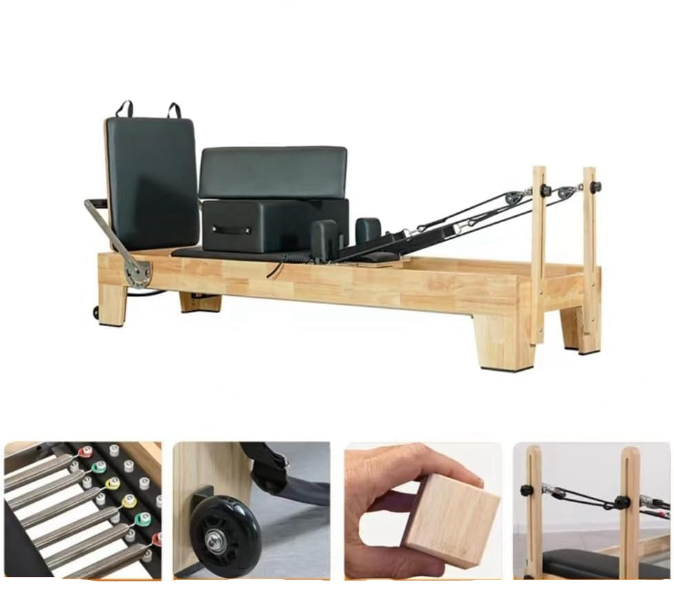 Wholesale SSZ-PLT Pilates Reformer Solid Wood Core Bed Multifunctional Yoga Bed