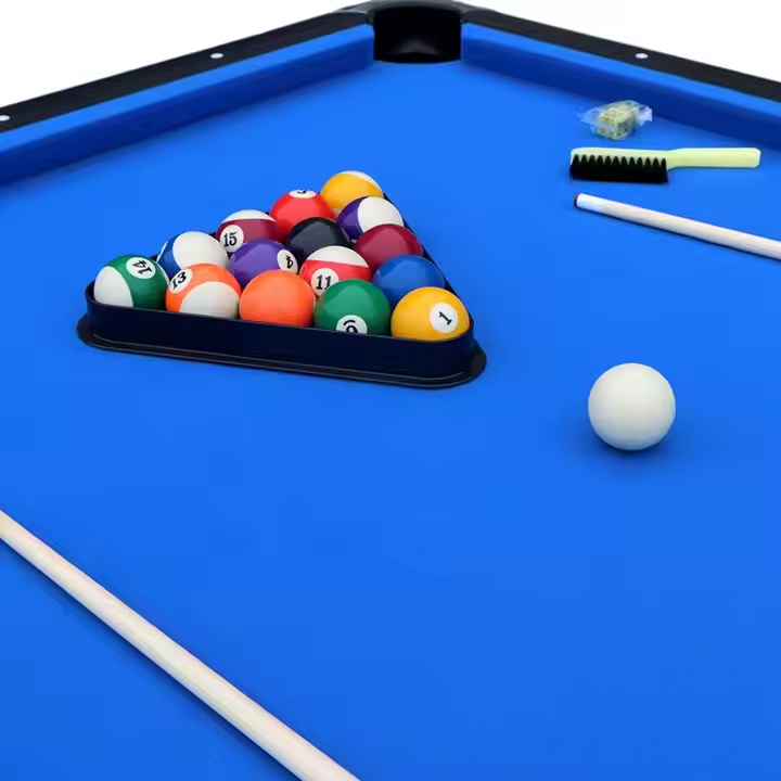 8FT Indoor Billiards Pool Table with Auto Ball Return – Complete Set for Family Game Room & Home Entertainment