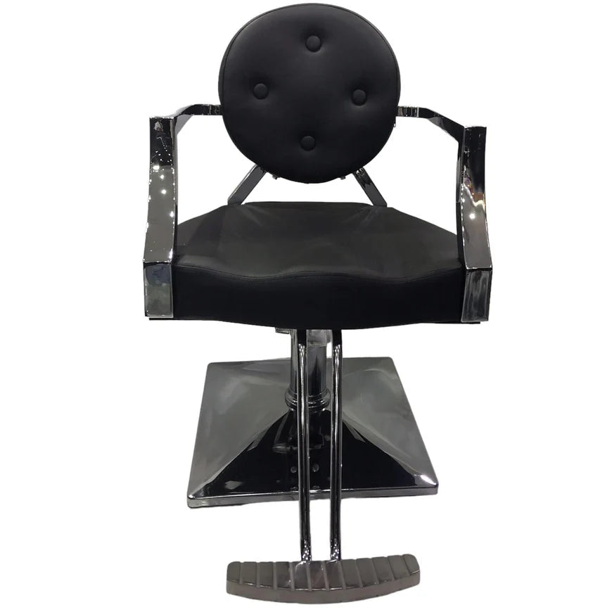 Black Professional Hydraulic Ladies Chair - Salon Chair
