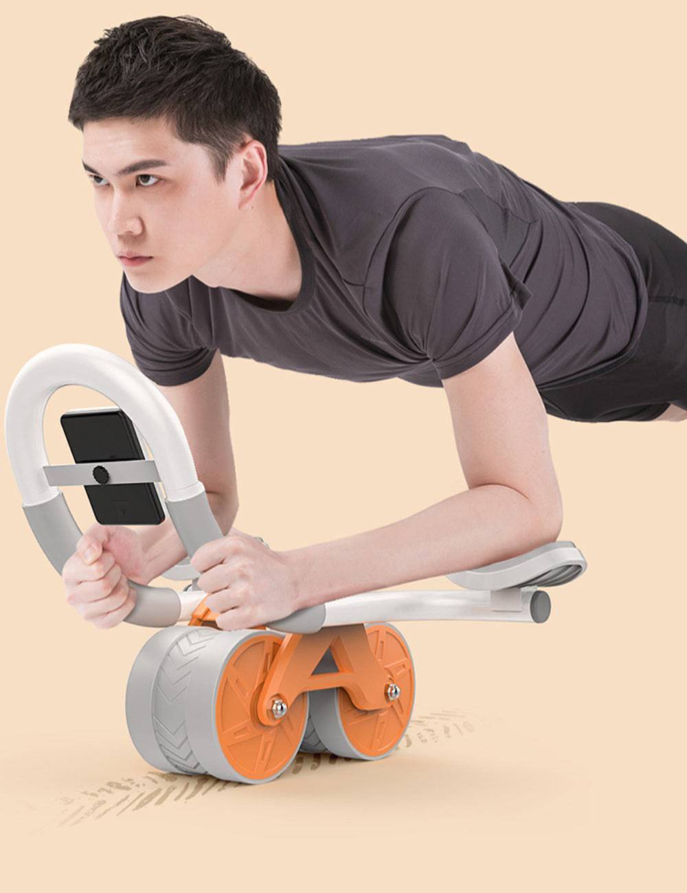 COOLBABY JFQ01 Plank Abdominal Wheel, Ab Roller Wheel With Elbow Support ,Equipment For Abdominal & Core Strength, Ab Workout-JFQ - COOL BABY