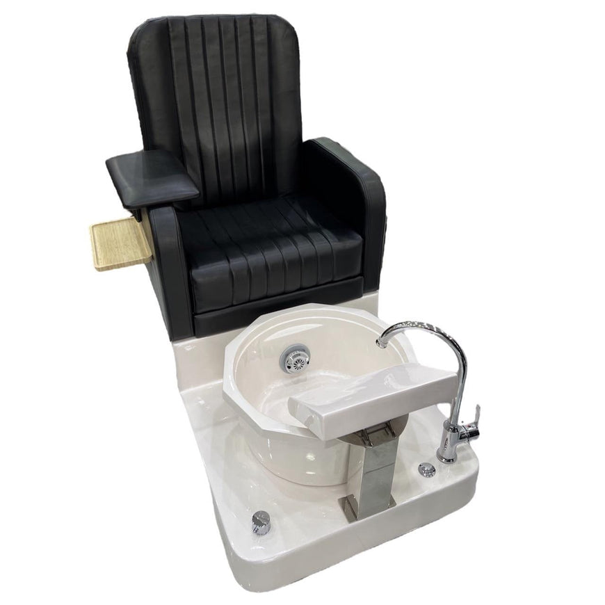 Professional Pedicure Spa Chair - Black