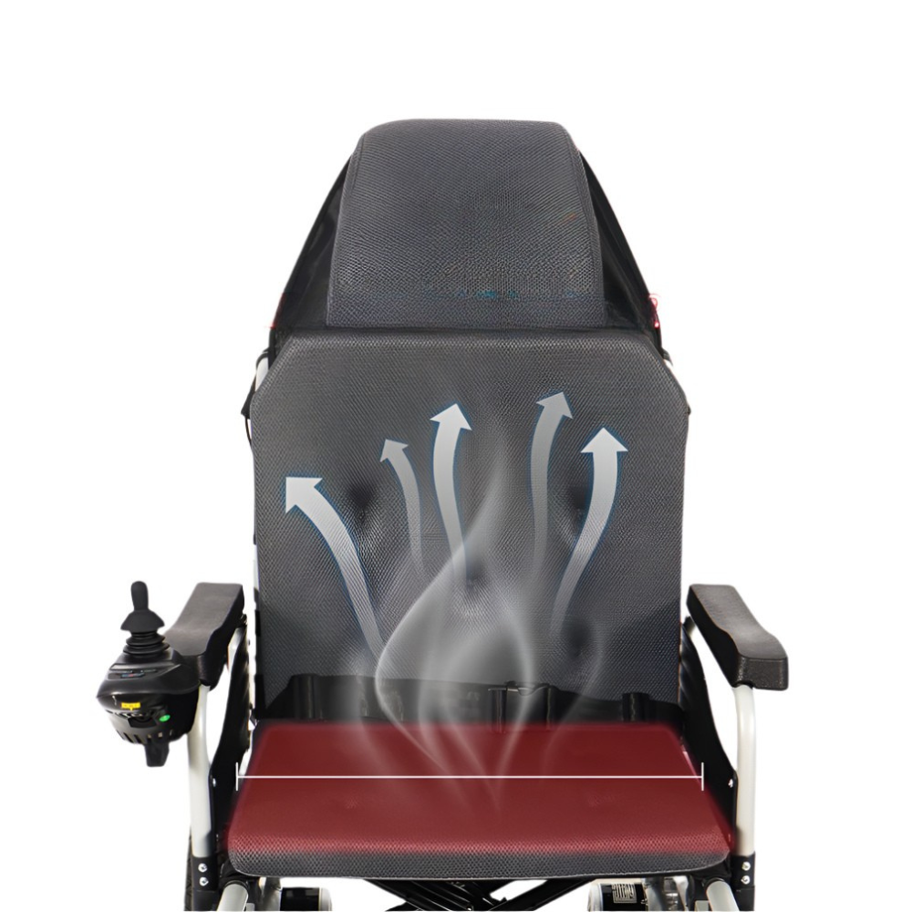 300lbs Electric Wheelchair for Adults, Motorized Full-lying Wheelchair with 20.47" Wide Cushion, 15 Miles Long Travel Range