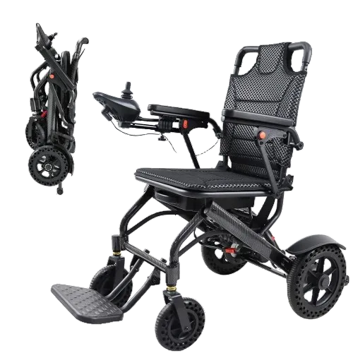 34lb Foldable Electric Wheelchair – Dual Motor, Airline Approved