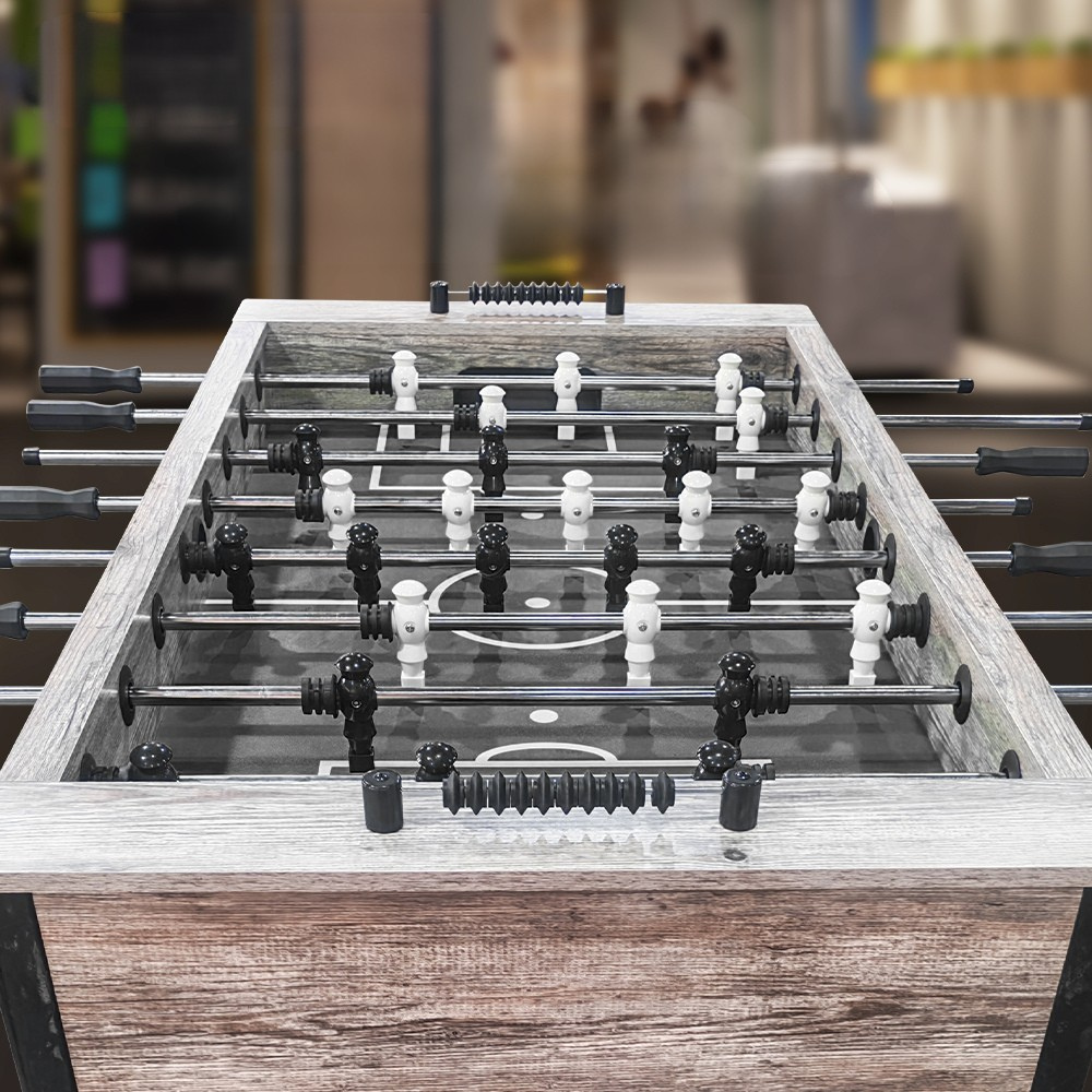 Wholesale 55" Adult Foosball Table – Wooden Arcade Soccer Game with 26 Players & 2 Balls, Competition Size DGMT-7010