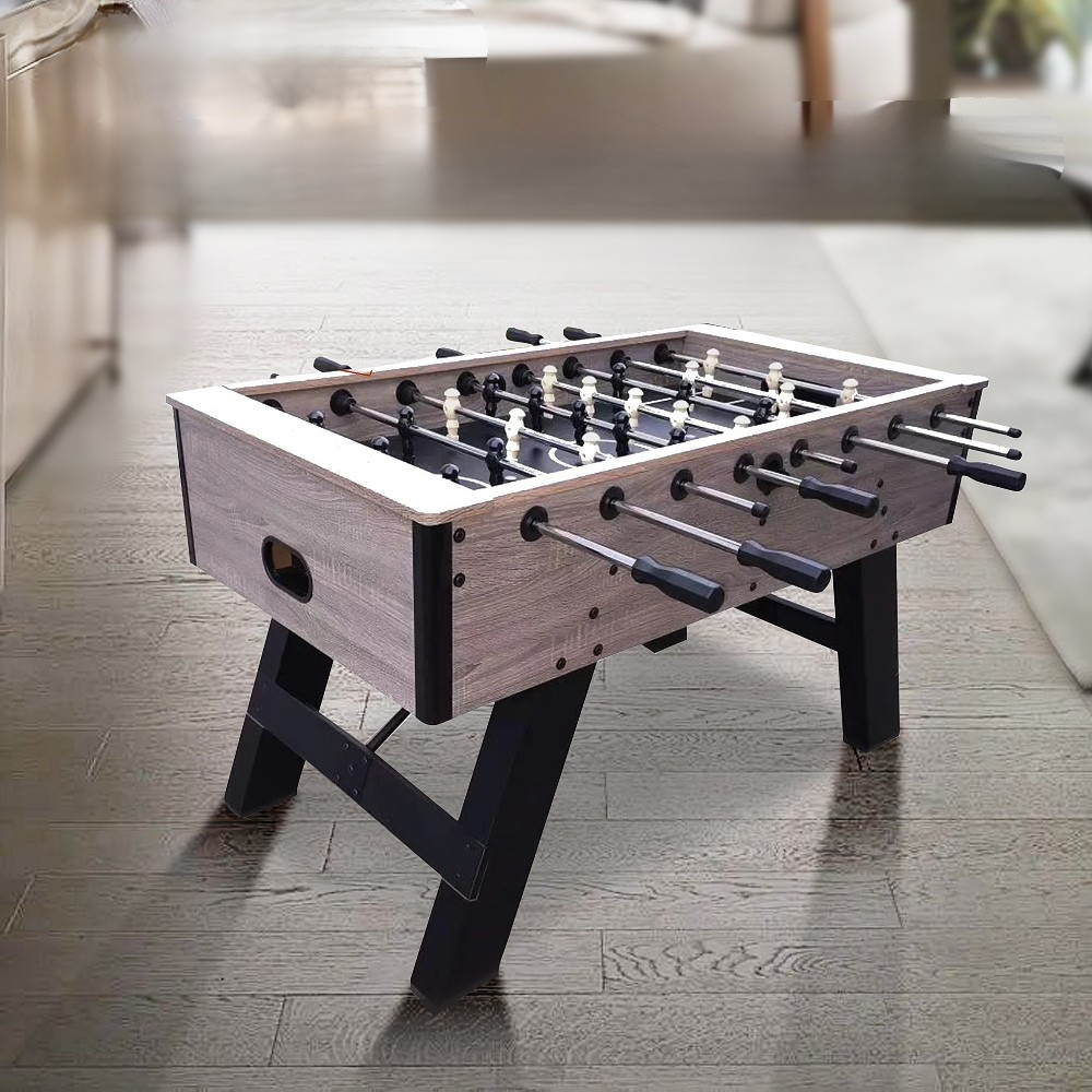 Wholesale 55" Adult Foosball Table – Wooden Arcade Soccer Game with 26 Players & 2 Balls, Competition Size DGMT-7010