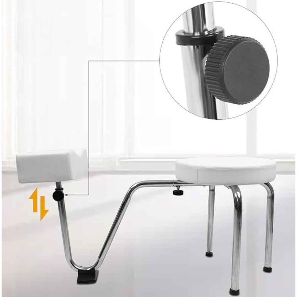 Pedicure Stool, Adjustable Tattoo Leg Arm Rest Stand Foot Stool for Nail Techs & Beauty Salon