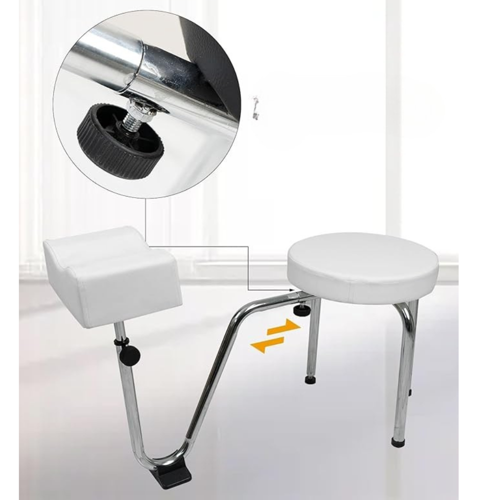 Pedicure Stool, Adjustable Tattoo Leg Arm Rest Stand Foot Stool for Nail Techs & Beauty Salon
