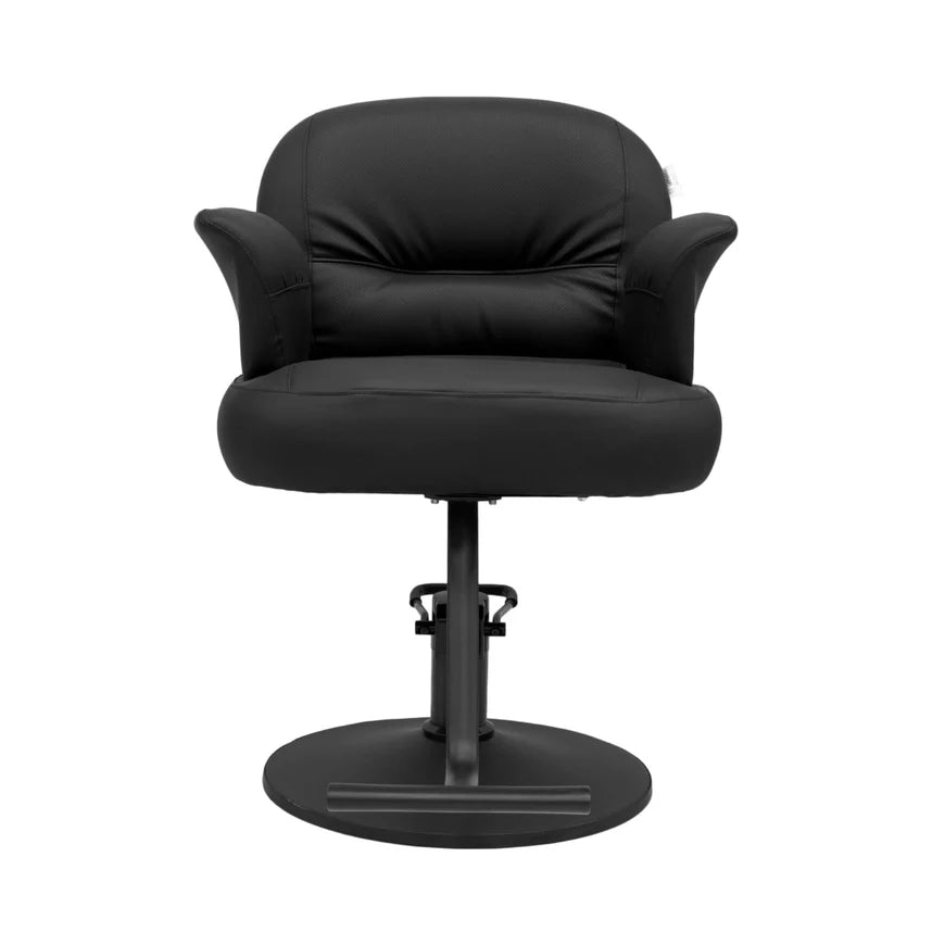 Premium Black Styling Chair for Salons - Professional & Sleek Look