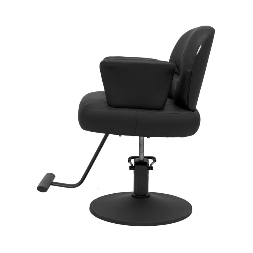 Premium Black Styling Chair for Salons - Professional & Sleek Look