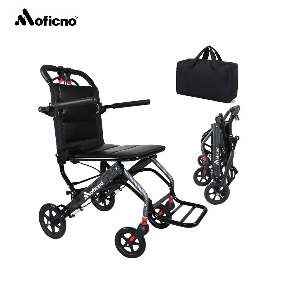 Ultra-light Aluminium Alloy Wheelchair, Travel Wheelchairs For Elderly,Foldable,Compact DGMT-105