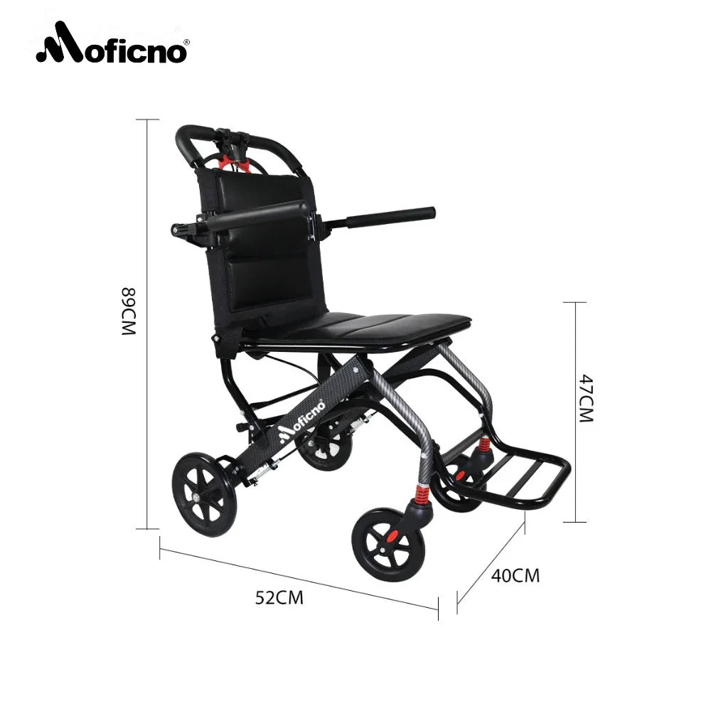 Ultra-light Aluminium Alloy Wheelchair, Travel Wheelchairs For Elderly,Foldable,Compact DGMT-105