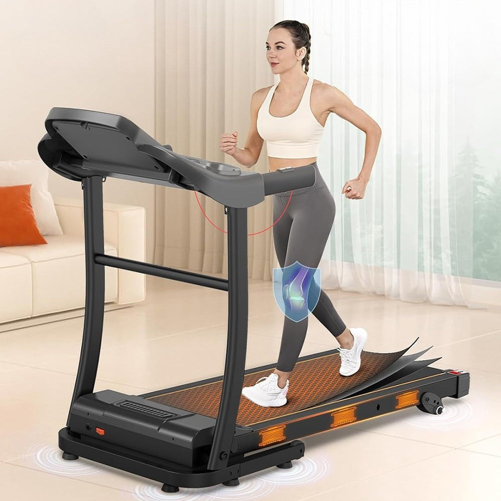 Wholesale Folding Treadmill,1.5HP Portable Treadmill Easy Assembly Fitness Running Jogging Machine Speed 1.0-10KM/H,LZM-PBJ01