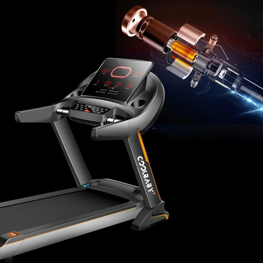 Powerful 4 HP Treadmill with Auto Incline, and Bluetooth Speaker - Ideal for Serious Runners