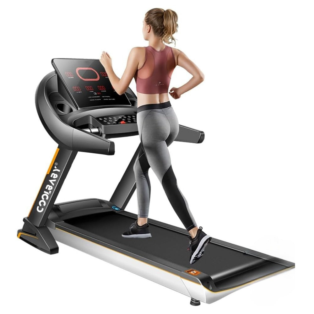 Powerful 4 HP Treadmill with Auto Incline, and Bluetooth Speaker - Ideal for Serious Runners