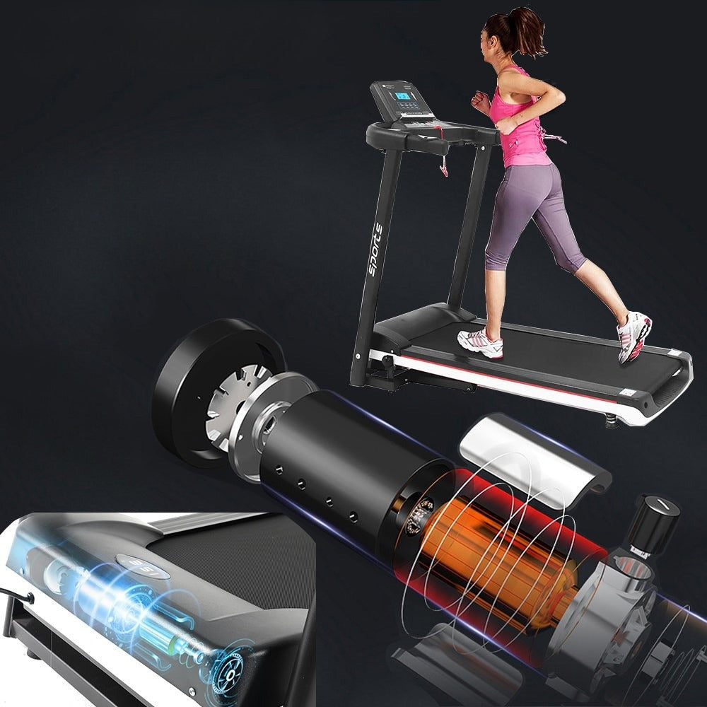 Wholesale ZRW-PBJ01 Home Indoor Treadmill,Foldable Electric Walking Machine,2.0HP Treadmill with LCD Disply,Time,Speed,Distance,Calories