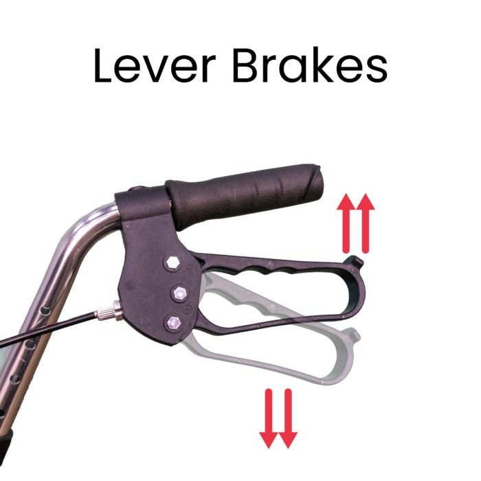 Aluminum Rollator Walker with Seat