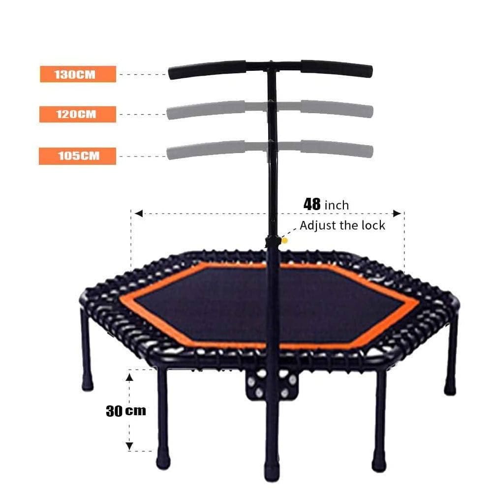COOLBABY BCSMT01- 45-inch Gym Hexagonal Fitness Trampoline - COOL BABY