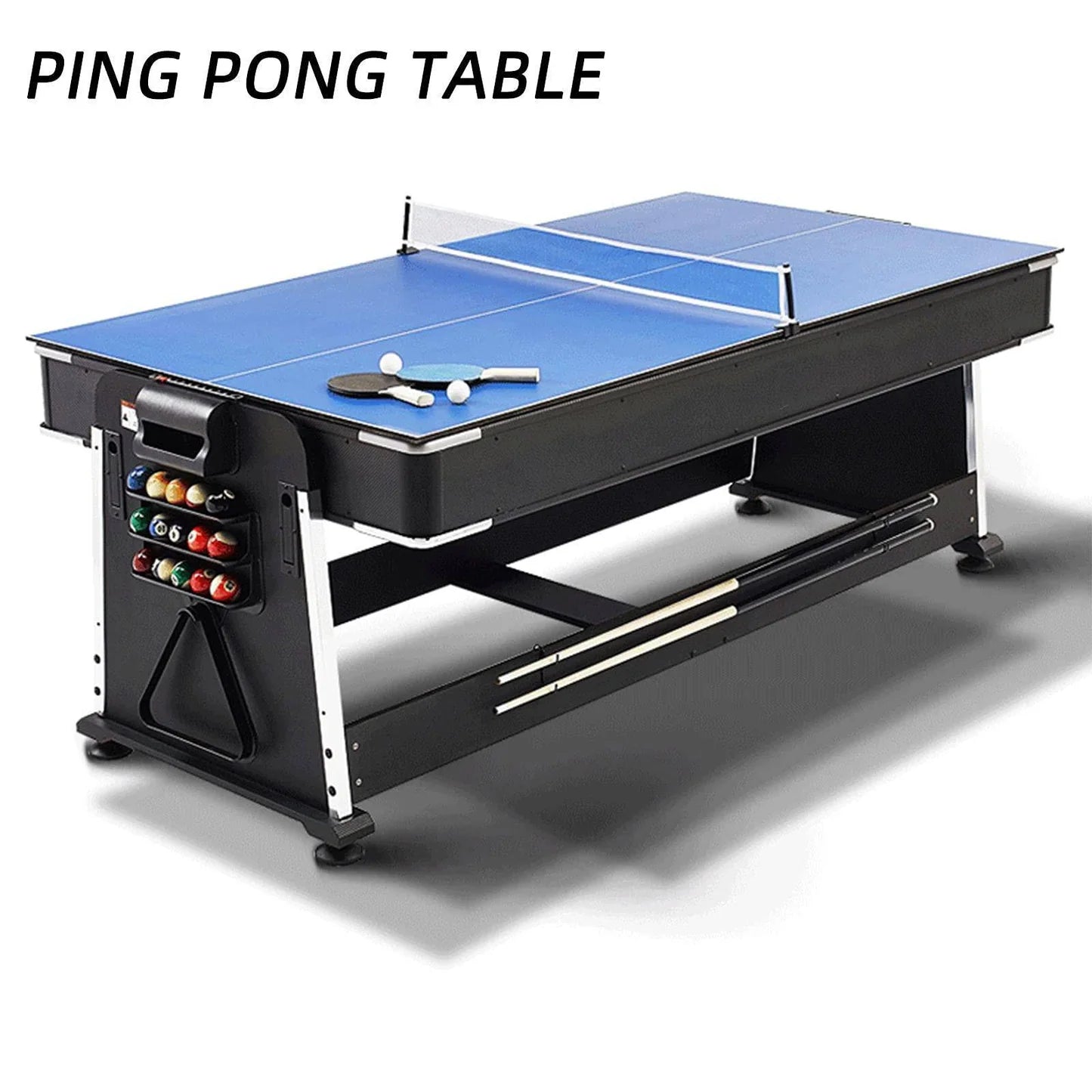 Wholesale 4 in 1 7ft Pool Billiard Table + Household Table Tennis Table + meeting or dining table Multi Function Game Table