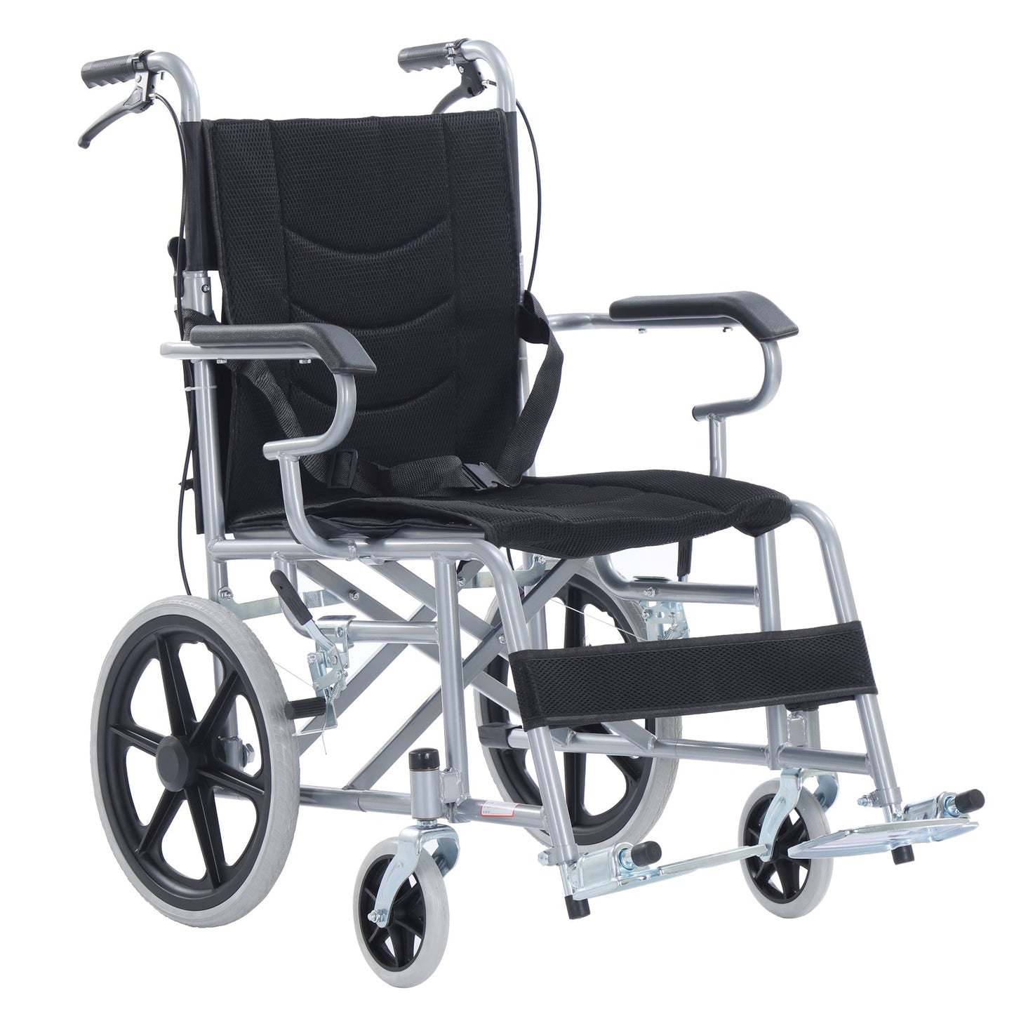 COOLBABY QBLY02: Foldable Lightweight Wheelchair for Elderly and Disabled with Handbrakes - Enhanced Mobility! - coolbabymalls