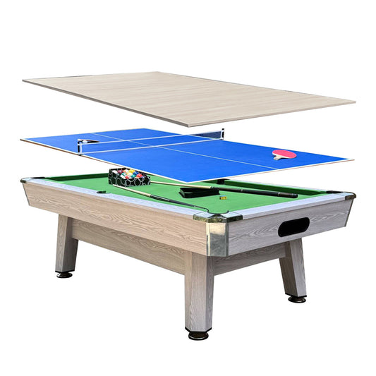 Adult Billiard Table 8 FT Pool Tables Indoor Household Multifunctional Three-in-One Table Tennis Conference Table