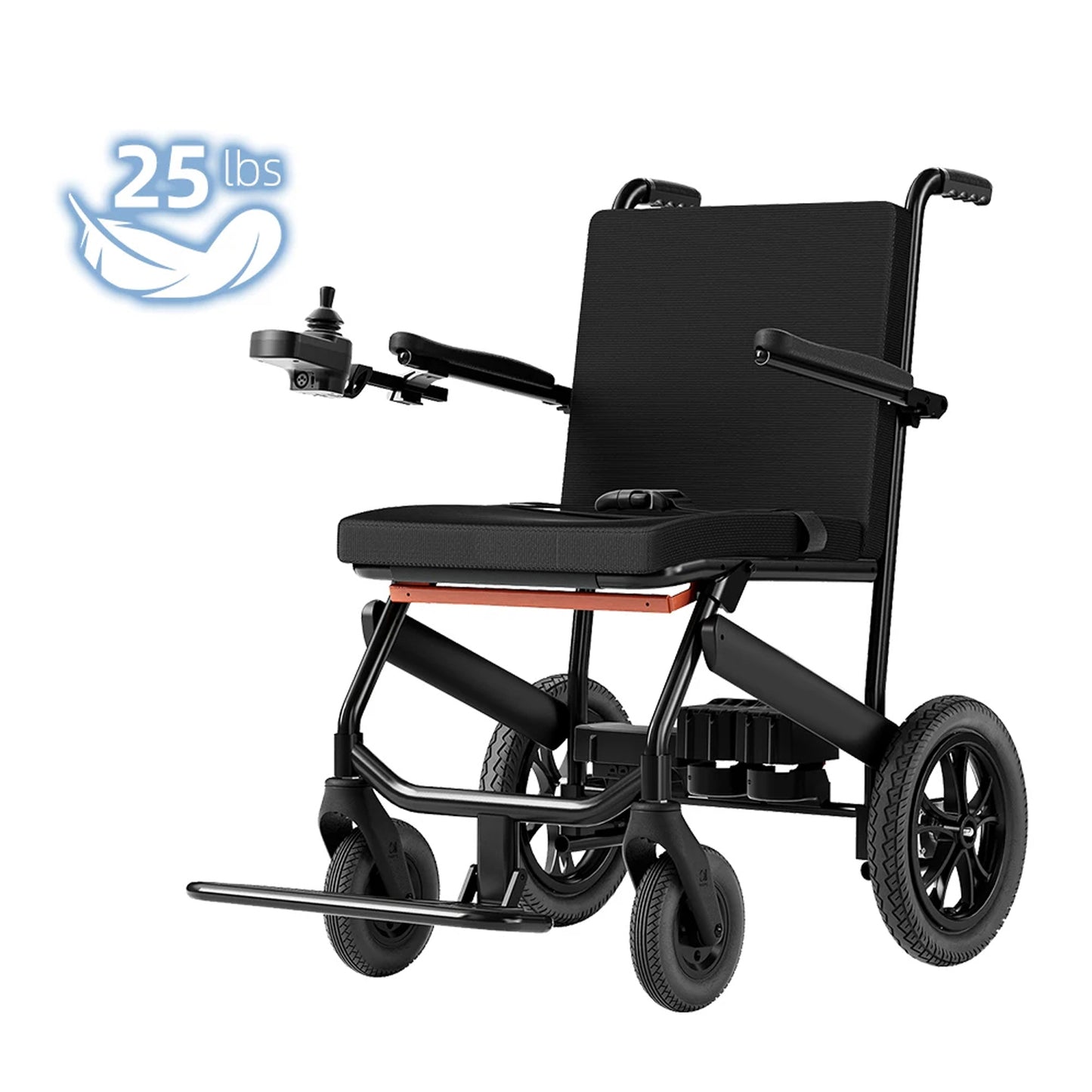 Ultra Light Foldable Lightweight Lithium Battery Fully Auto Folding Luxury Carbon Fiber Electric Wheel-chair Brushless Motor Compact Travel Electric Wheelchair