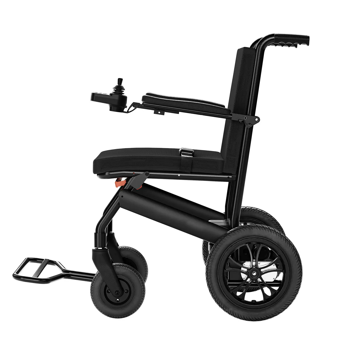 Ultra Light Foldable Lightweight Lithium Battery Fully Auto Folding Luxury Carbon Fiber Electric Wheel-chair Brushless Motor Compact Travel Electric Wheelchair